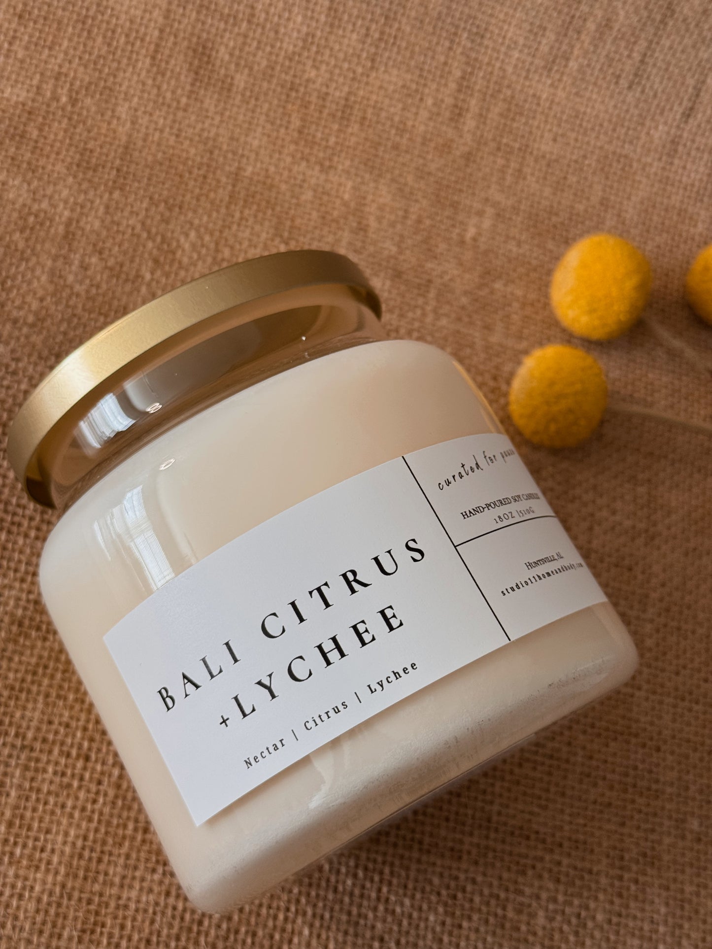 Bali Citrus + Lychee wax melt | The Spring Collection