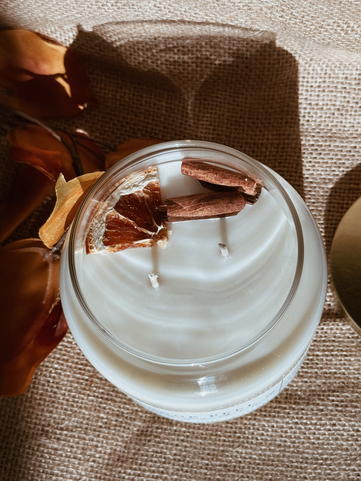 Orange Peel & cinnamon | 18 oz. soy candle