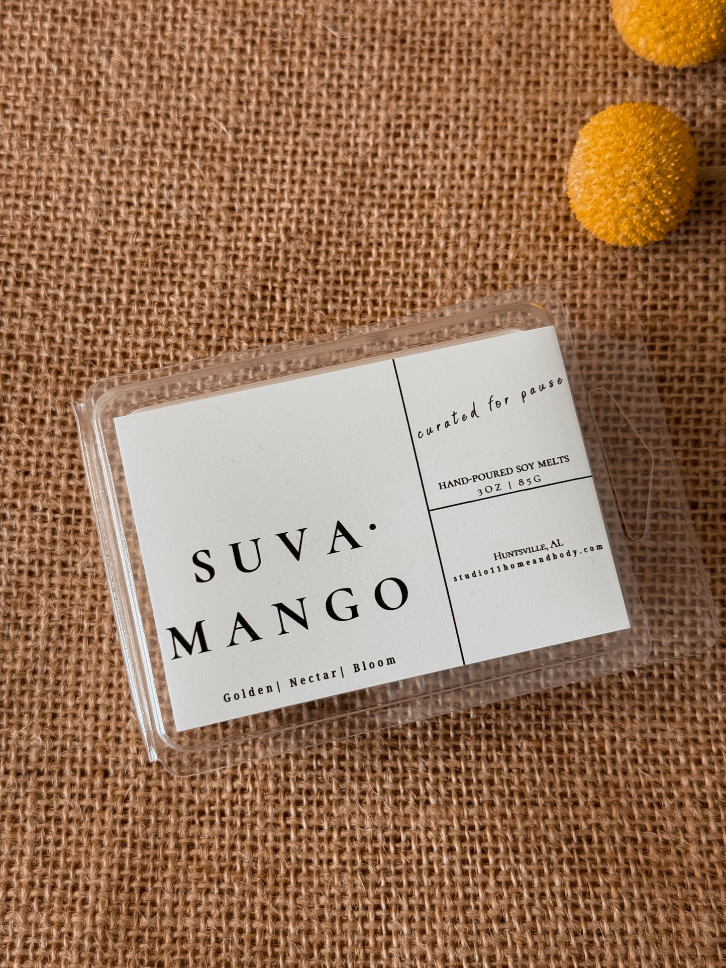 Golden Nectar • Bloom
Bring a soft tropical warmth into your space with Suva Mango, a luminous spring candle inspired by sunlit island breezes and fresh coastal air. This scent blends bright tropical fruit with delicate florals and soft aquatic notes, creating a fragrance that feels both uplifting and beautifully serene.