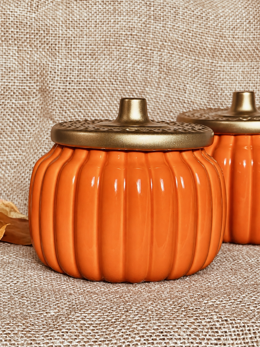 Ceramic decorative pumpkin | Pumpkin Orange | Cashmere pumpkin fragrance