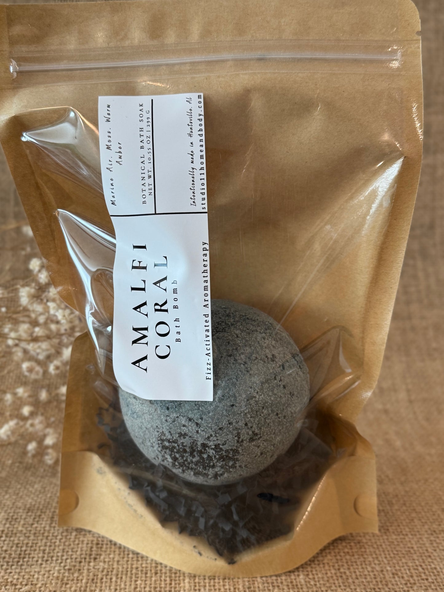 Amalfi Coral Bath Bomb XL | The Bath Soak Collection