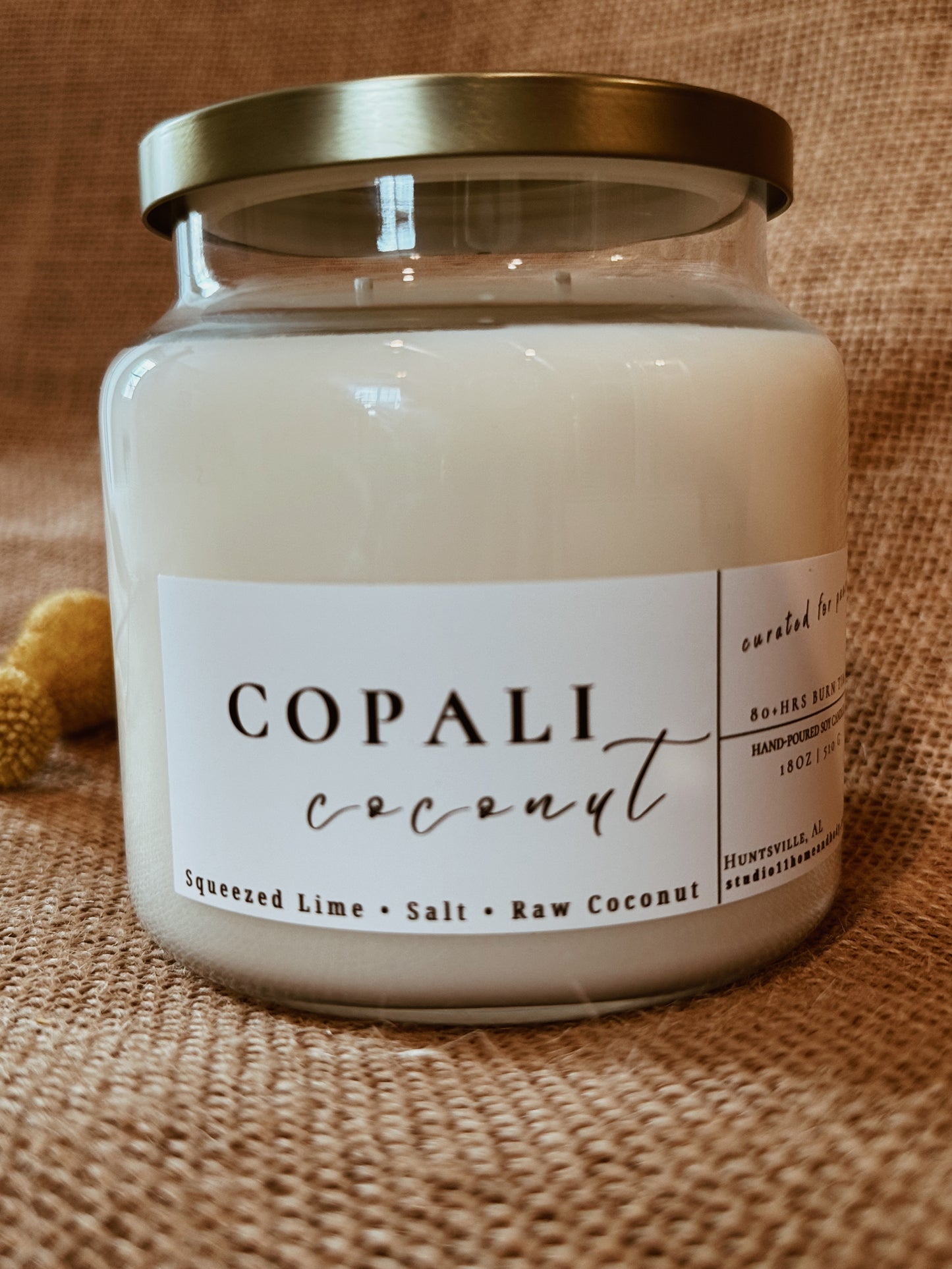 Copali coconut | 18 oz soy candle
