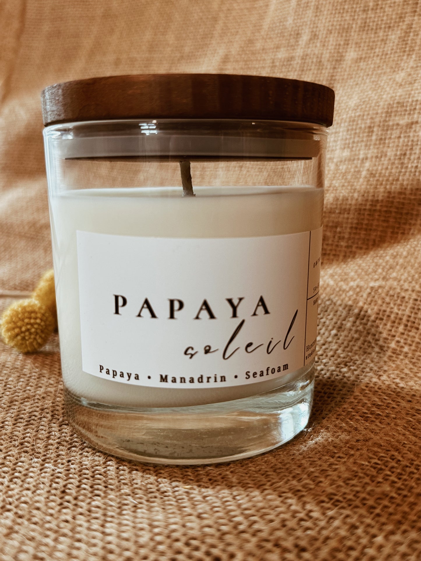 Papaya Soleil | 8 oz soy candle