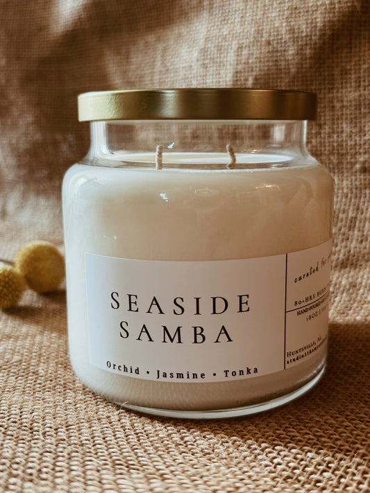 Seaside Samba 18oz soy candle