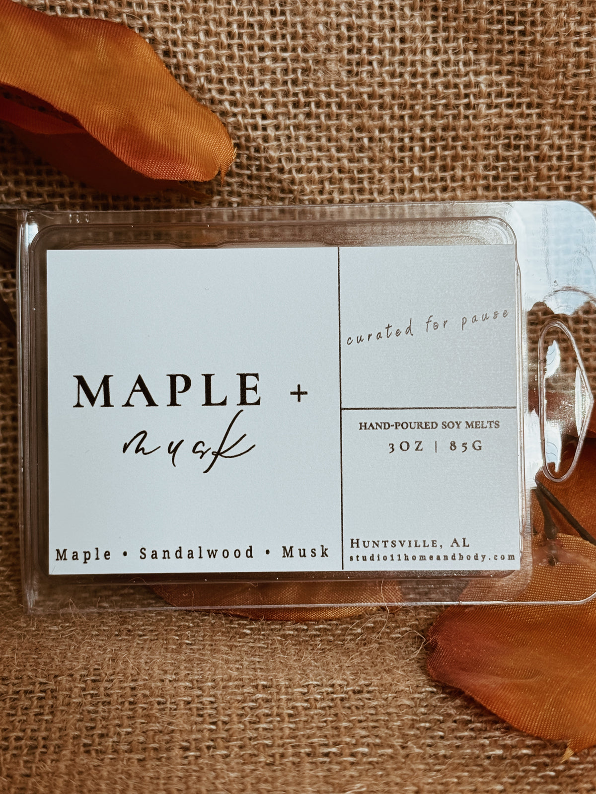 Maple & Musk | 3 oz soy melt