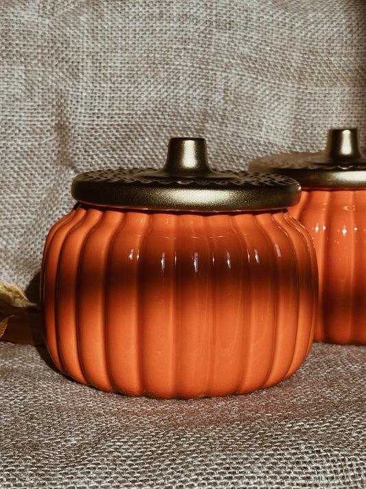 Ceramic decorative pumpkin | Pumpkin Orange | Cashmere pumpkin fragrance