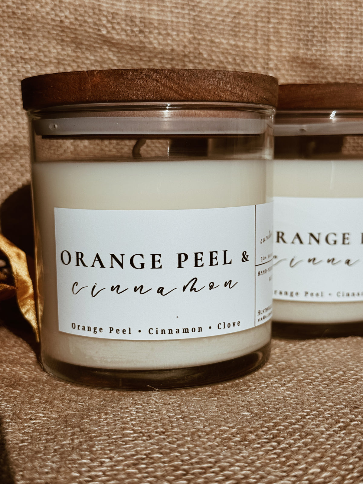 Orange Peel & cinnamon | 8 oz. soy candle