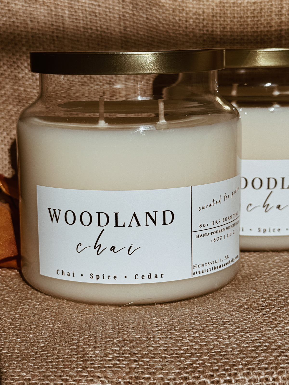 Woodland chai | 18 oz. soy candle