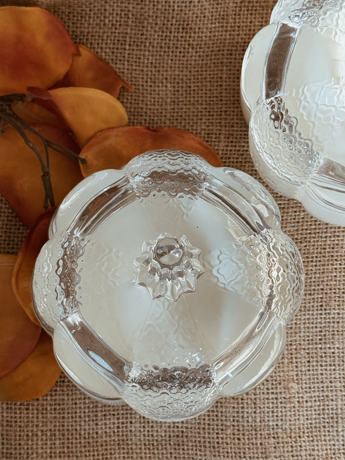 Glass Pumpkin vessel | Pumpkin soufflé fragrance