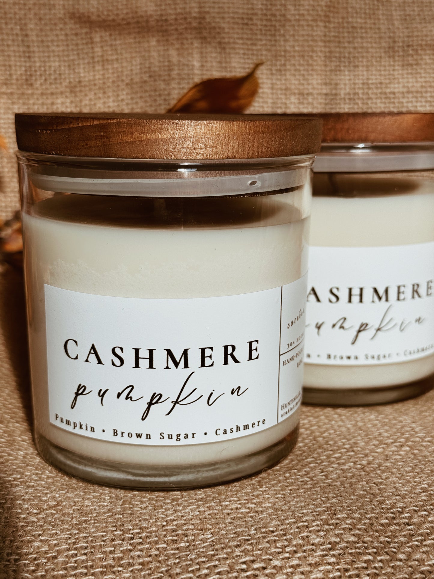 Cashmere Pumpkin | 8 oz. soy candle