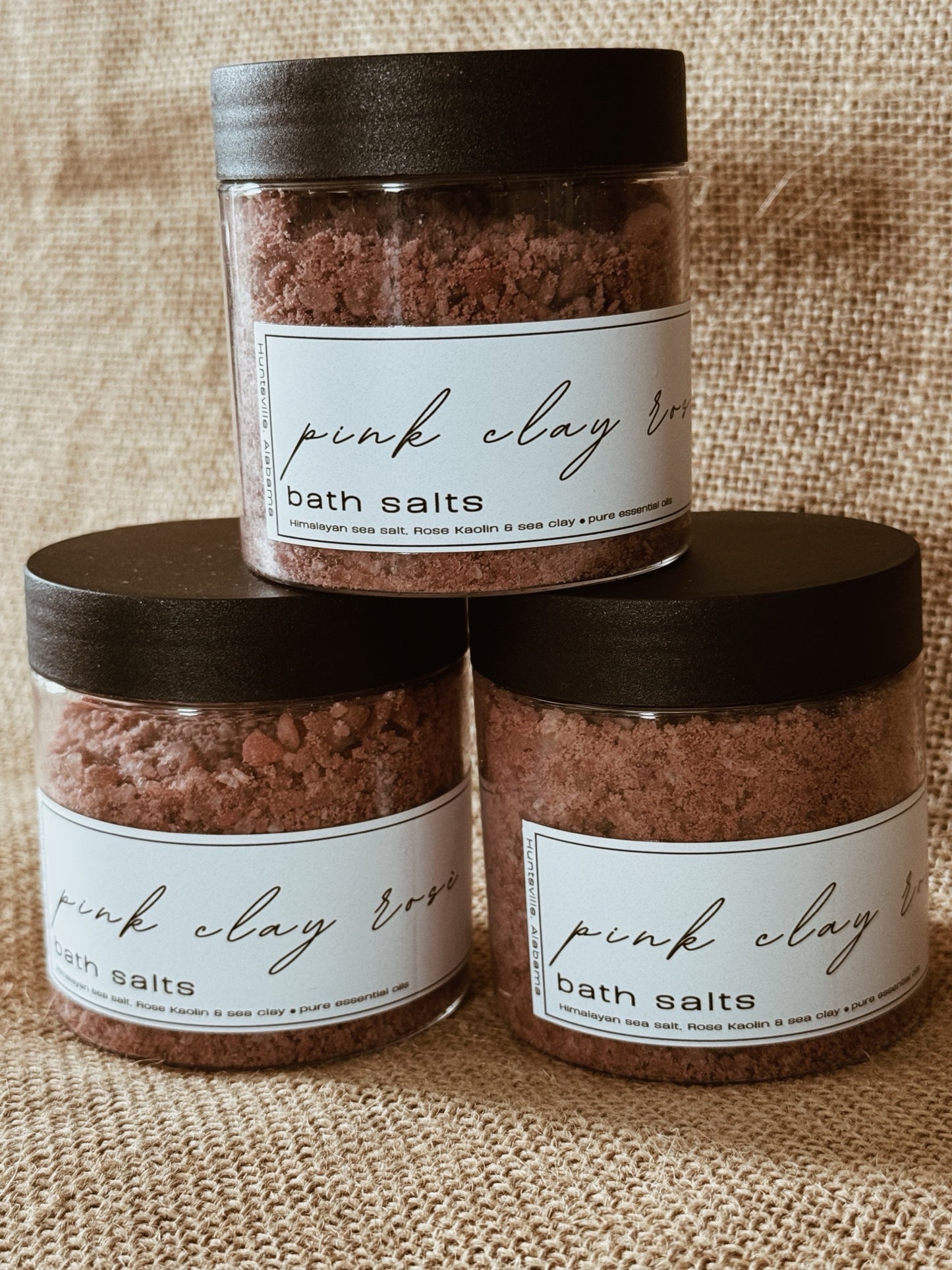 Pink Clay Rose | bath salts