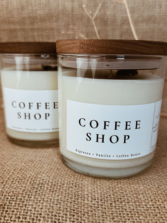Coffee Shop | 8 oz soy candle