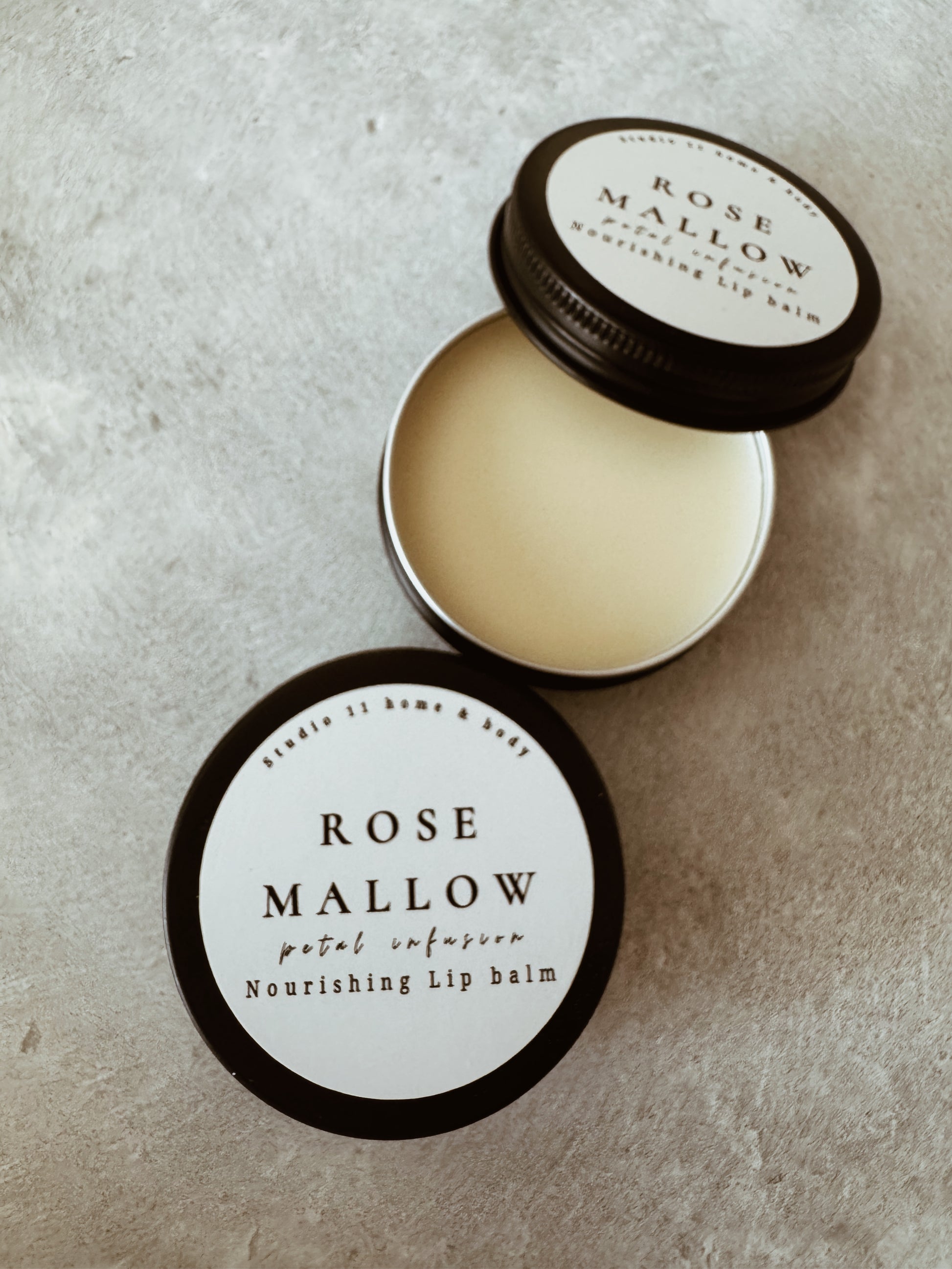 Transform dry, chapped lips with our Rose Mallow Lip Balm — a deeply hydrating, botanical lip treatment crafted with shea butter, beeswax, jojoba oil, fractionated coconut oil, and vitamin E for soft, smooth, nourished lips that last.

This luxury lip balm melts effortlessly into the skin, delivering long-lasting moisture without a greasy feel. Designed for daily use, it helps restore dry lips while leaving behind a soft, natural glow.