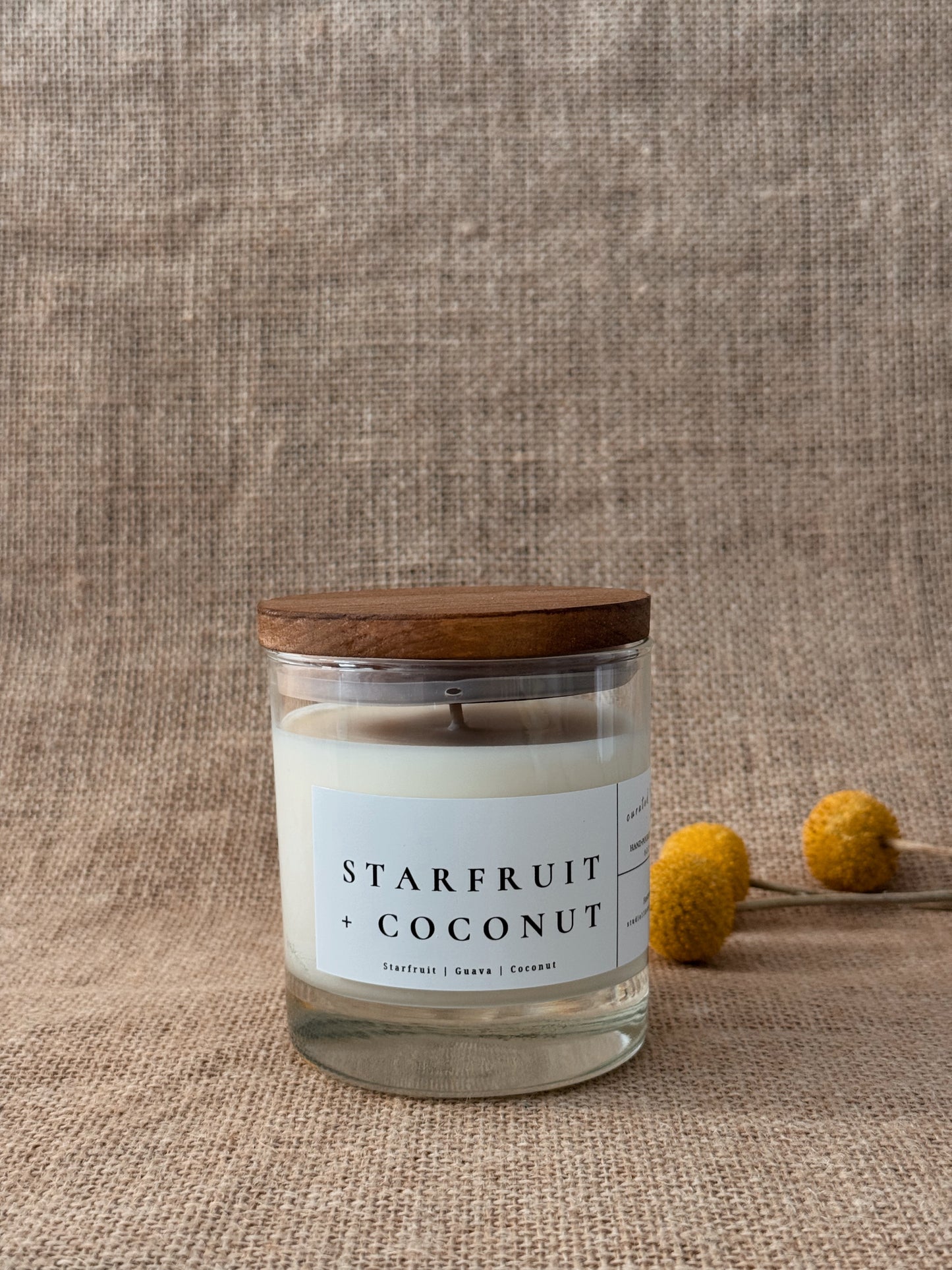 Bright, tropical, and softly creamy, Starfruit + Coconut captures the feeling of warm coastal air and sunlit fruit groves. Juicy starfruit and sparkling kiwi create a vibrant tropical opening, while sweet guava and smooth coconut bring a soft, creamy finish that feels both refreshing and indulgent