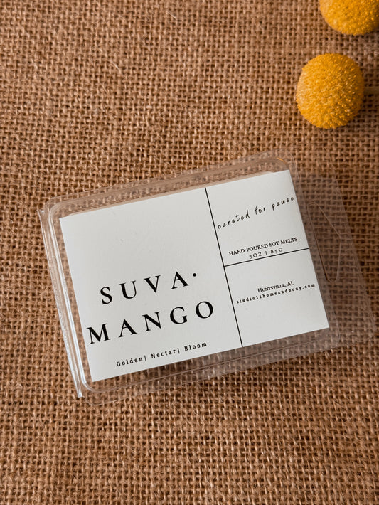 Golden Nectar • Bloom

Bring a soft tropical warmth into your space with Suva Mango, a luminous spring candle inspired by sunlit island breezes and fresh coastal air. This scent blends bright tropical fruit with delicate florals and soft aquatic notes, creating a fragrance that feels both uplifting and beautifully serene.